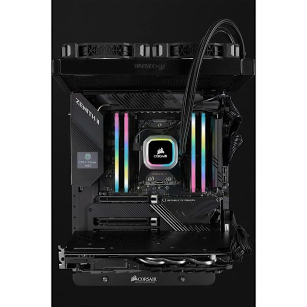 Corsair Vengeance RGB PRO SL Series 64 GB DDR4 3200 MHz CL16 Quad Channel Kit - Svart