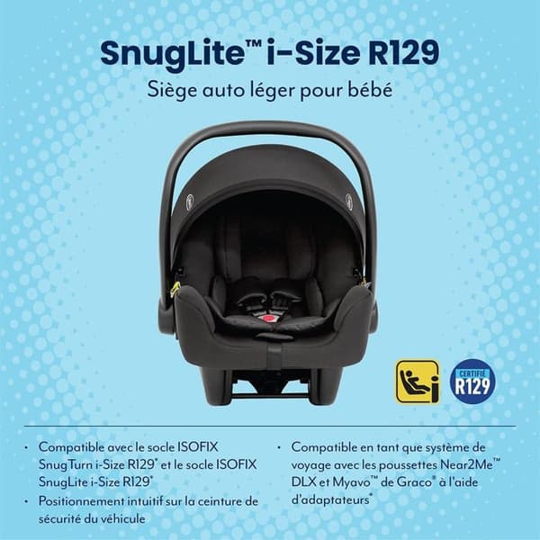 Babystol Graco SnugLite midnatt