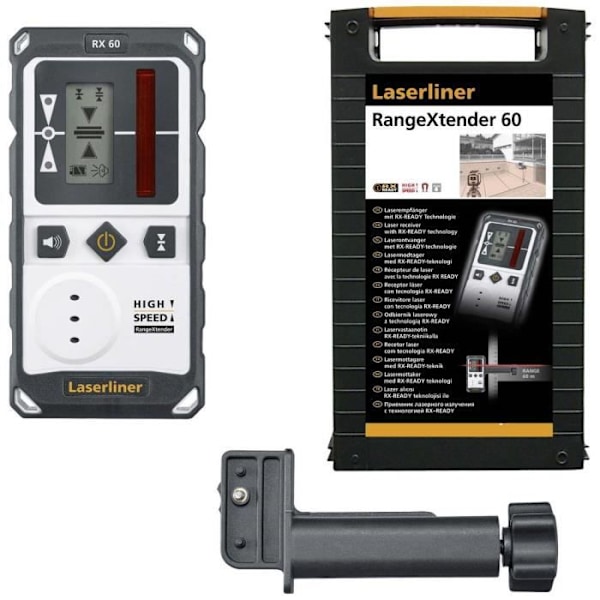 Lasermottagare - Laserliner - 033.50A - Snabb inriktning - Magnetiserad - Längd