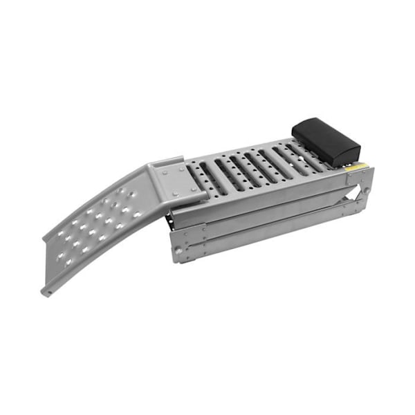 Fällbar ramp - Ej specificerad - 2 meter - 250 kg - Stål - Silver Pengar