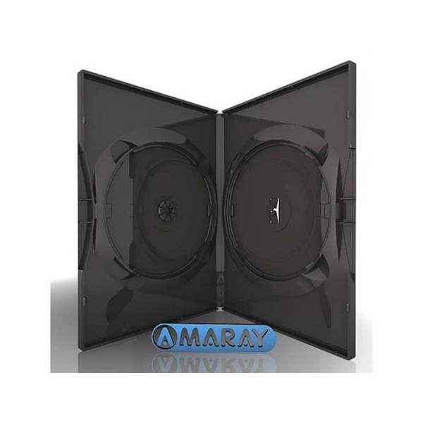 Dragontrading - DT-ABD - Amaray Transparent dubbel DVD-fodral 14 mm skiva Dragon Trading förpackning