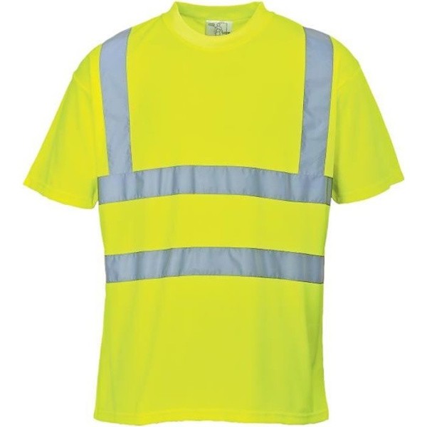 T-Shirt Hög Synlighet - Portwest - S478 - Gul - Unisex - Vuxen - M