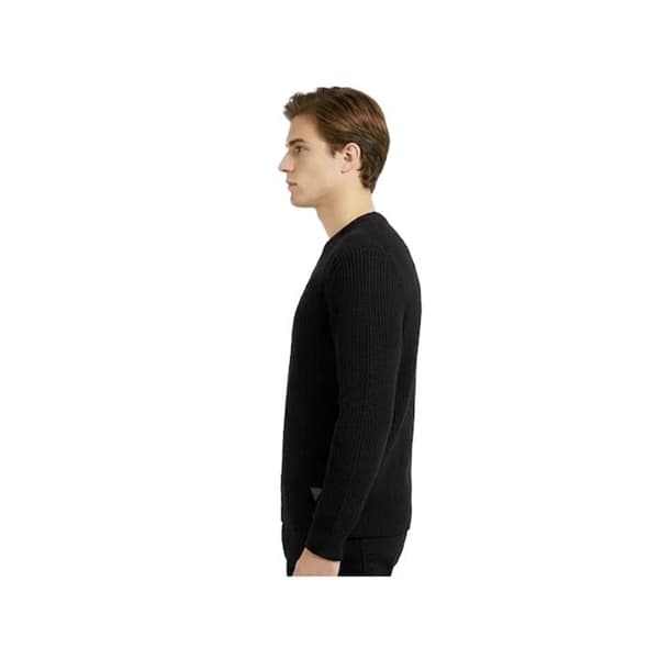 Pull Guess Man Delmar Svart Syntetisk Svart M