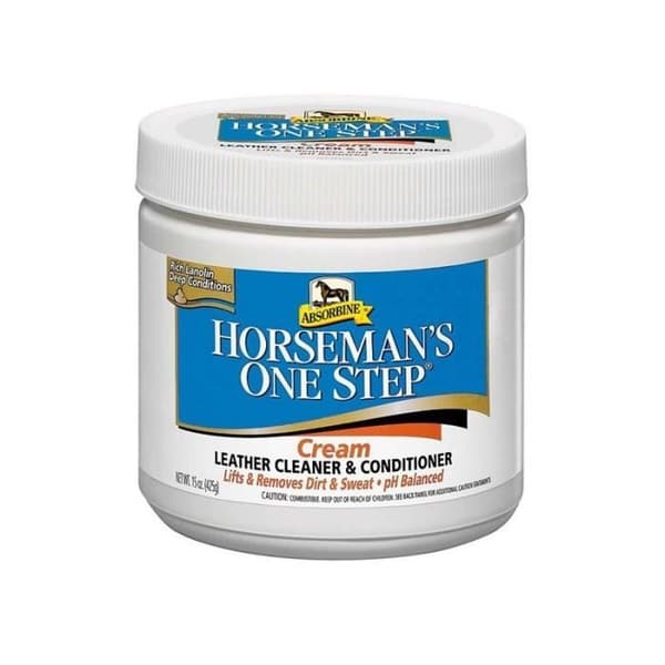 Absorbine Horseman's one step läderkräm - vit - 425 g Vit
