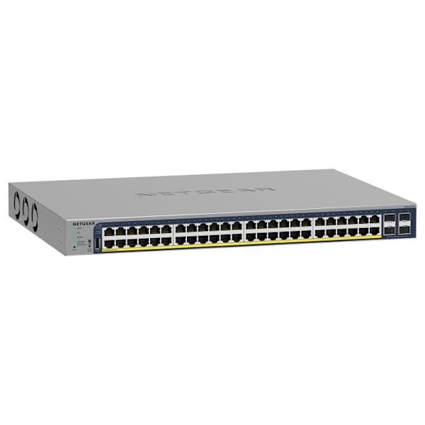 Switch - NETGEAR - 52PT GE POE+ - Smart - Gigabit Ethernet - 52 portar