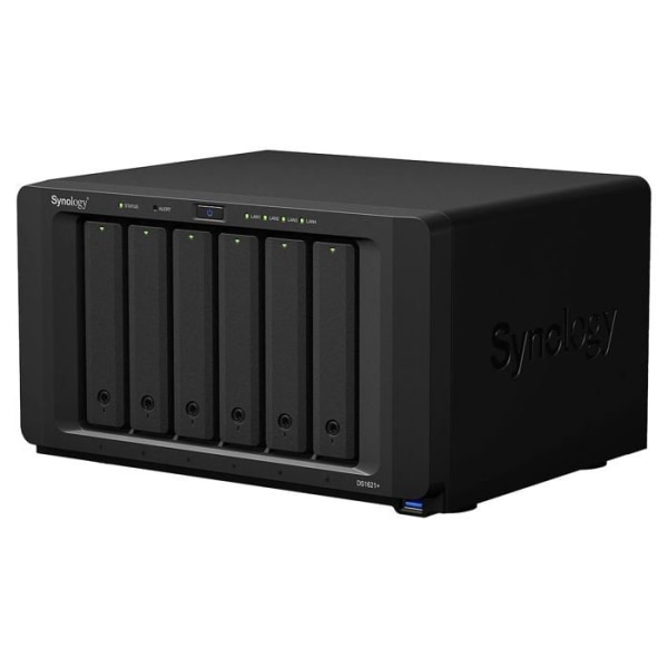 Lagringsserver - nas Synology - DS1621+/4G/3Y/108T-HAT5310 - DS1621+ 4GB NAS 108TB (6X 18TB) HAT5310