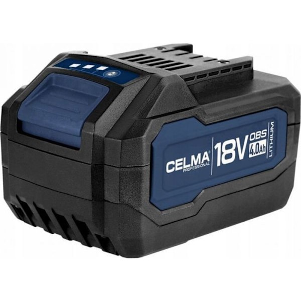 Batterirör - batteriavtryckare - fästkrok - batterilock - Celma batteriskorsten - OBS-18V4Ah - Batteri