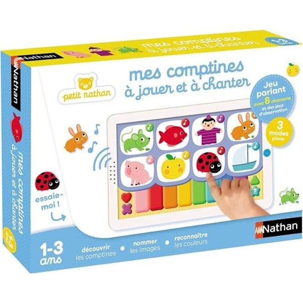 LITTLE NATHAN - My Nursery Rhymes to Play and Sing Flerfärgad