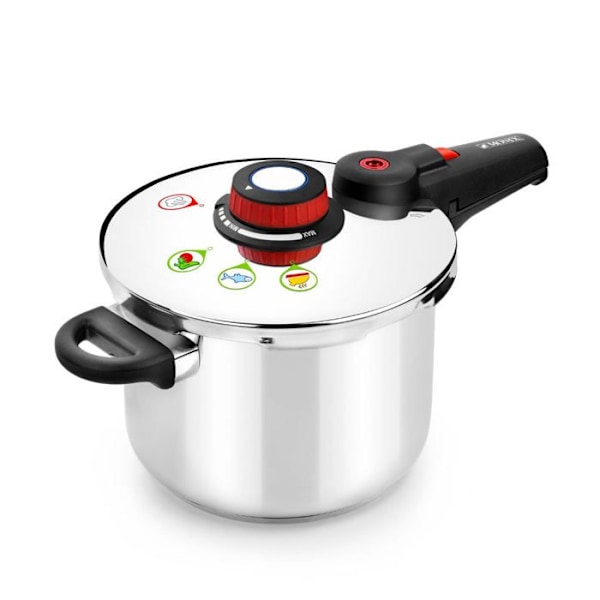 Expresskokgryta - MONIX - M790001 - 4 L - Rostfritt stål