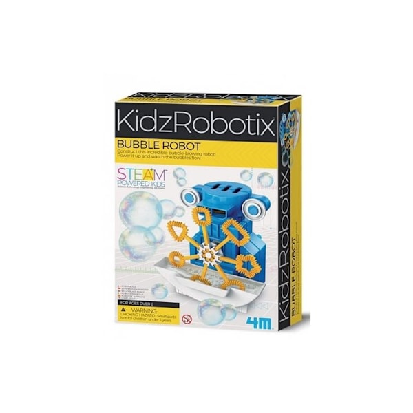 Brädspel - 4M - Bubble Robot - Blandat - Från 8 år - Action- och reflexspel Flerfärgad
