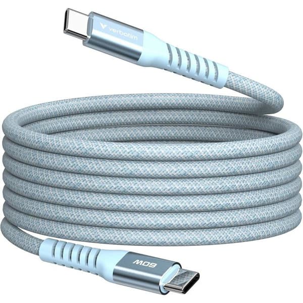 VERBATIM KABEL USB-C/ USB-C 60W BLÅ