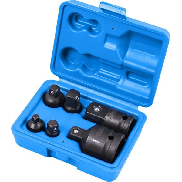 Ks verktyg - BT024605 - BRILJANTA VERKTYG Slagadapterset, 6 st, 1/4" + 3/8" + 1/2" + 3/4" [Powered by ]
