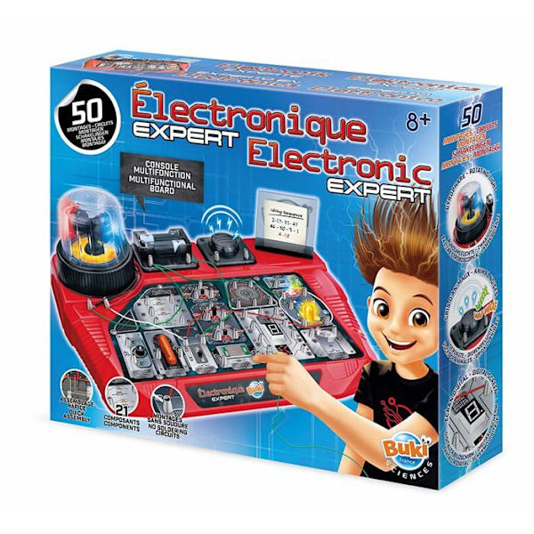 BUKI Electronic Construction Game Expert- + 8 år Flerfärgad