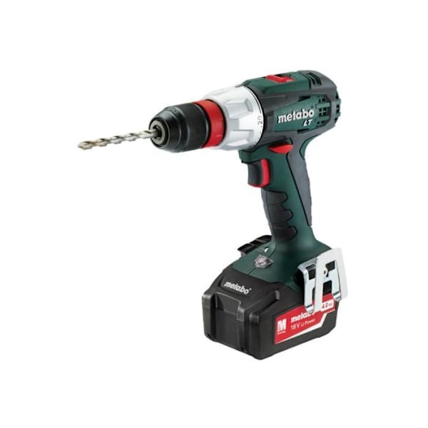 METABO12 V PowerMaxx BS 12 BL skruvmejselborr - 2 batterier 2,0Ah, laddare - 601044500