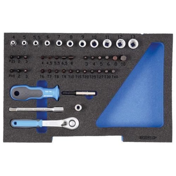 Gedore Socket set 1-4", i modul 1-2 L-BOXX 136 artikelnummer 2835886