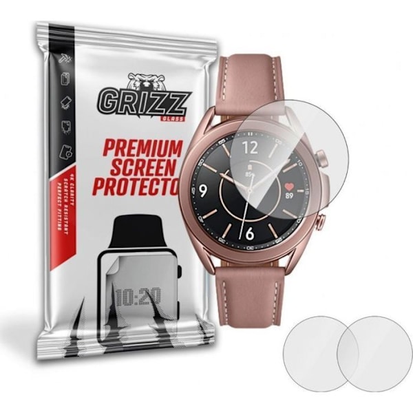Skärm för smartklocka - glas för smartklocka Grizzglass Hybrid Glass Grizz för Samsung Galaxy Watch 3 41 mm