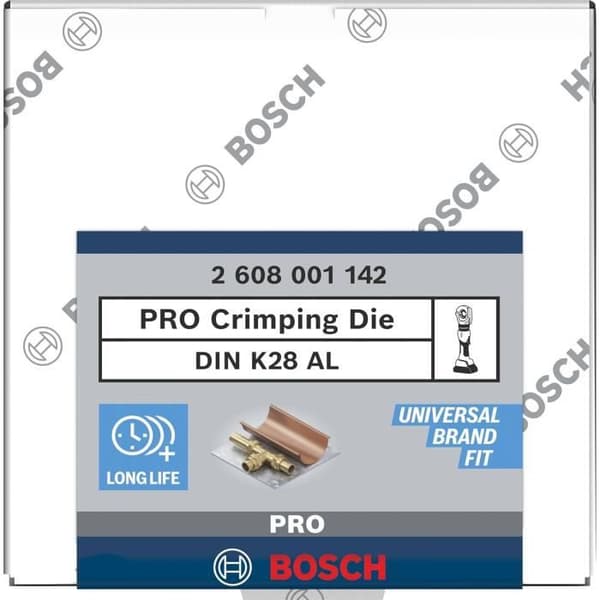 Infällning av press - BOSCH - Pro - Aluminium - 67 x 45 mm - Starka anslutningar