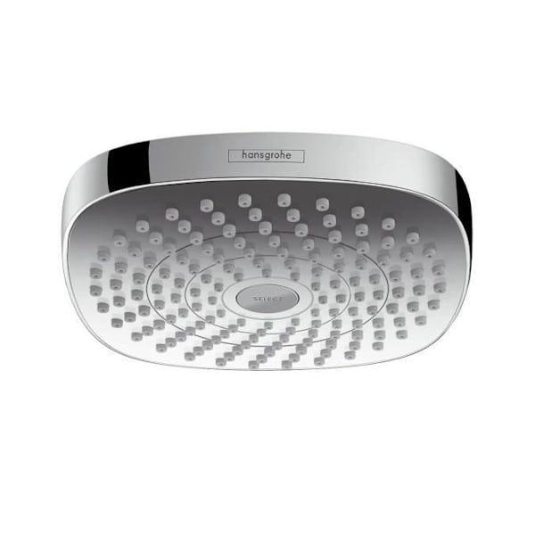 Hansgrohe Croma Select E 180Ø 2Ø Jets Duschhuvud Vit-Krom 26524400