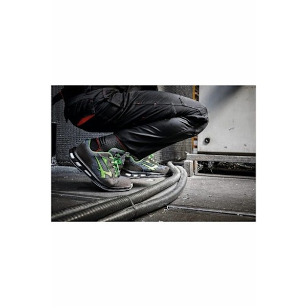 Säkerhetsskor - U-Power - Svep - Läder - Grå/Grön - Komfort och lätthet grå-grön 42