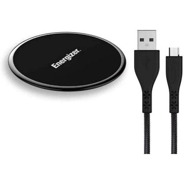 Trådlös laddare Energizer 10W med Micro USB-kabel inkluderad