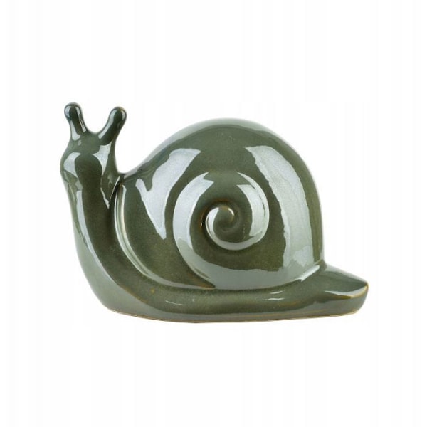Staty - statuett Lumarko Snigelfigur i keramik 19x11x11cm!