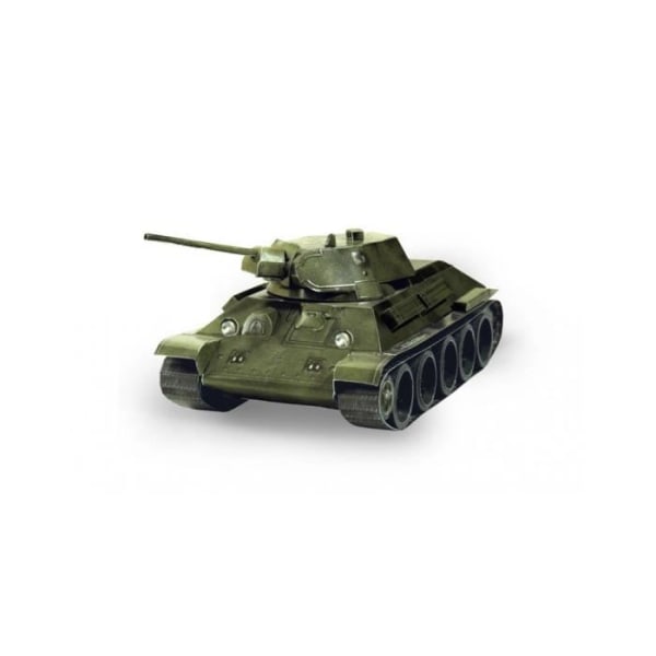 Keranova 19902 1:35 Skala Green Clever Paper T-34 Tank 3D Puzzle Wrench (Allen) - Keranova199-02