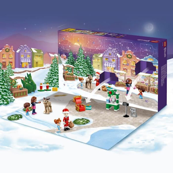 LEGO Friends 41706 adventskalender 2022, leksak och minifigurer, julklapp till barn Flerfärgad