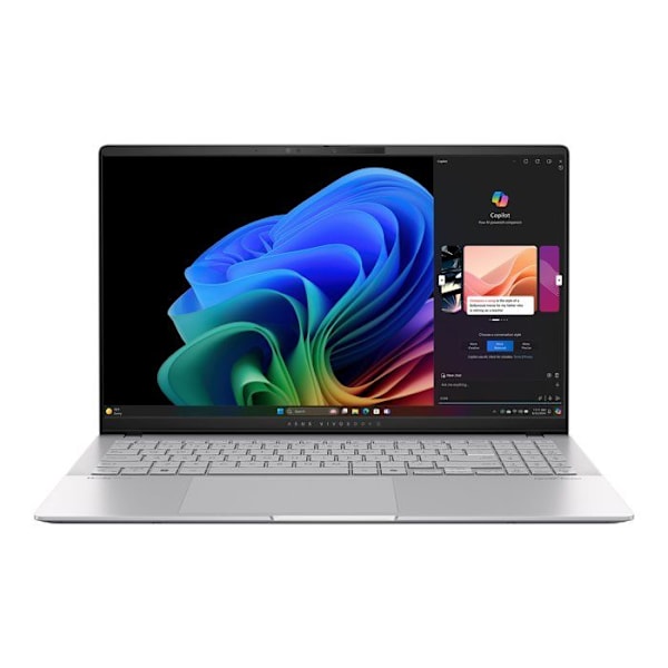 PC Bärbar ASUS VivoBook S15 OLED S5507 | Win 11 - 15,6" 3K - Qualcomm Snapdragon X1P-42-100 - RAM 32Go - 1To SSD Silver