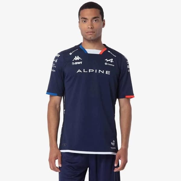 Formel 1-tröja - KAPPA - KOMBAT Gasly nr 10 - Blå - 100% polyester - Rak passform Blå 8 år
