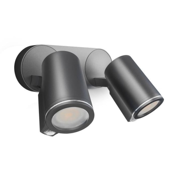 Utomhus LED-strålkastare med STEINEL Spot DUO Sensor Connect Bluetooth 14.6W 3000K - Antracit