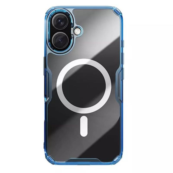 Skyddsfodral - Nillkin - iPhone 16 Plus - TPU - Semi-styv - Blå Blå