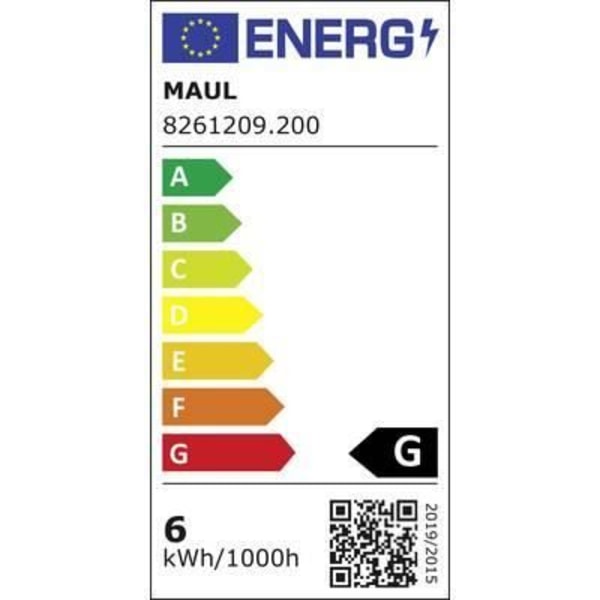 Maul LED-förstoringslampa MAULiris 8261202 Integrerad LED N/A Effekt: 7 W dagsljus vit N/A 7 kWh/1000h