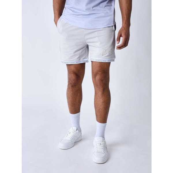 Shorts med gradienteffekt grå XL