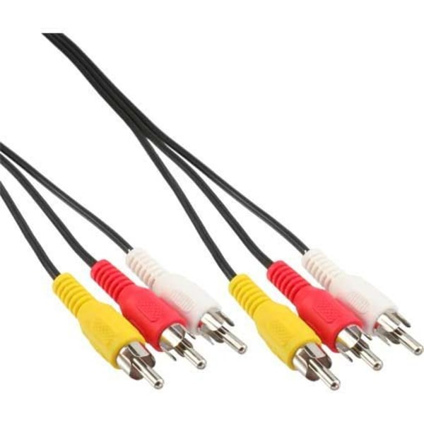 INLINE - Audio-video Cinch-kabel 3x Cinch M-M 2m