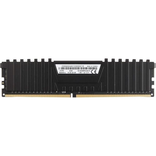 CORSAIR PC RAM-minne - Vengeance LPX - 8GB (1x8GB) - 3000MHz - DDR4 - CAS 16 (CMK8GX4M1D3000C16)