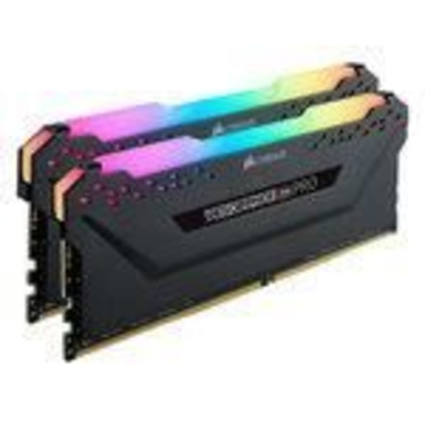RAM-minne - CORSAIR - Vengeance RGB Pro DDR4 - 16GB 2x8GB DIMM - 3600 MHz - CL18 - 1,35V - Svart (CMW16GX4M2D3600C)