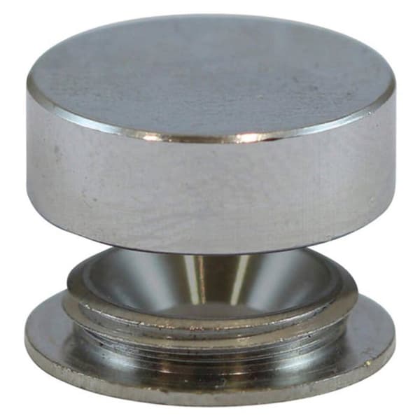 Timco - TSC18SCP - Gängade lock 18mm - Massivt mässing - Satinförkromad - (Förpackning 4) -