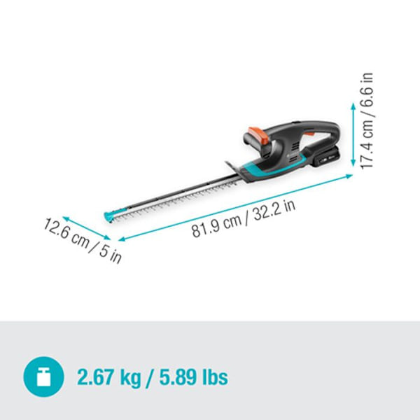 EasyCut 40/18V P4A häcksax med batteri - Blad 40 cm