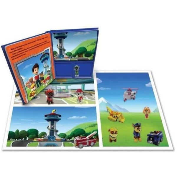 PAW PATROL Book - Nursery Rhymes and Figurines - PAW PATROL varumärke - 10 figurer och lekmatta ingår