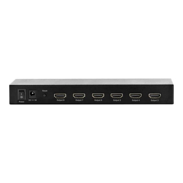 DIGITUS Professional DS-43303 - Video-ljuddelare - 8 x HDMI - Stationär dator