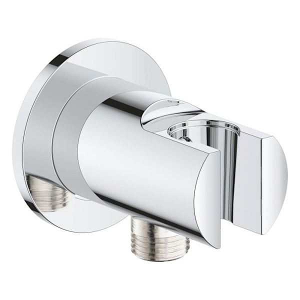 Grohe - 26962001 - Vitalio Universal Angled Inbyggd med Väggfäste för Duschhandtag, Gängad koppling 1/2'', Kromad,