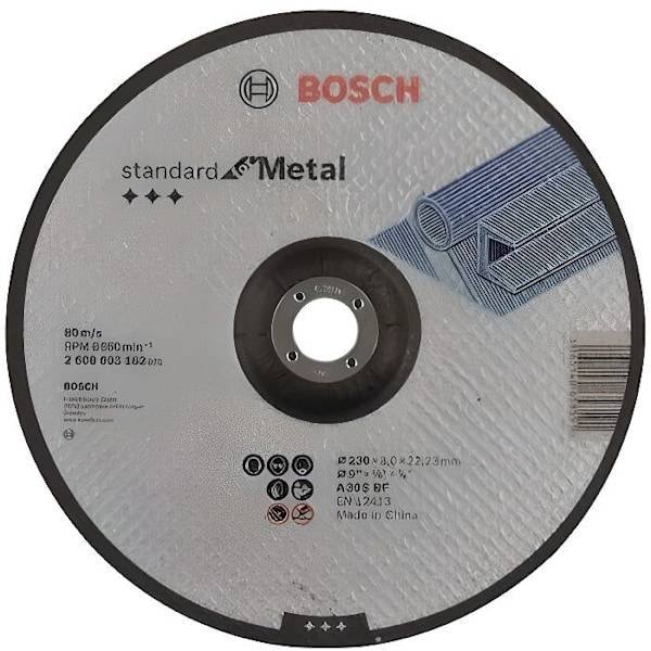 BOSCH Kapskiva med offset nav - 230x3,0mm