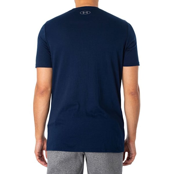 Tee-shirt herr - Under Armour - Boxed Sportstyle SS - Bomull - Rund hals - Korta ärmar Blå/röd/vit M