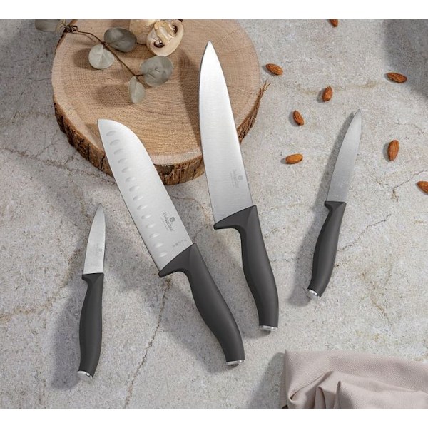 BERLINGERHAUS Set med knivar i rostfritt stål 4 delar Anthracite Collection BH-2954