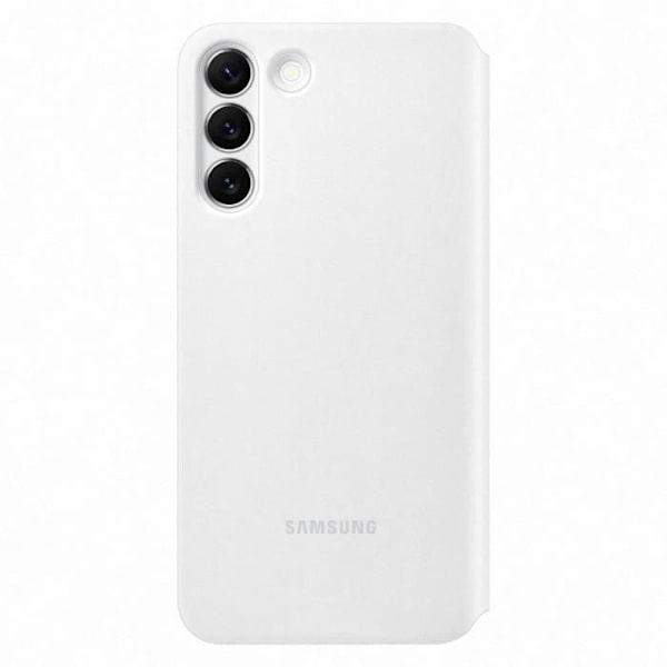 Smart Clear View Flip-fodral till Samsung Galaxy S22+ - BBC - Vit - Antibakteriellt skydd Svart
