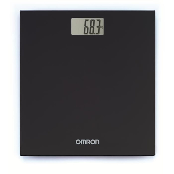 OMRON digital personvåg - Noggrann mätning - 150 kg - Svart