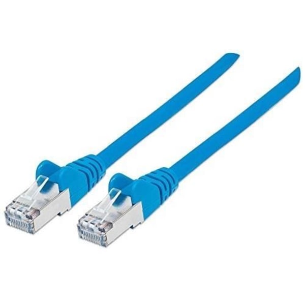 INTELLINET 1M CAT6A S-FTP (S-STP) Blå nätverkskabel - 10GBase-T - RJ-45 - LSZH - 24 ledningar