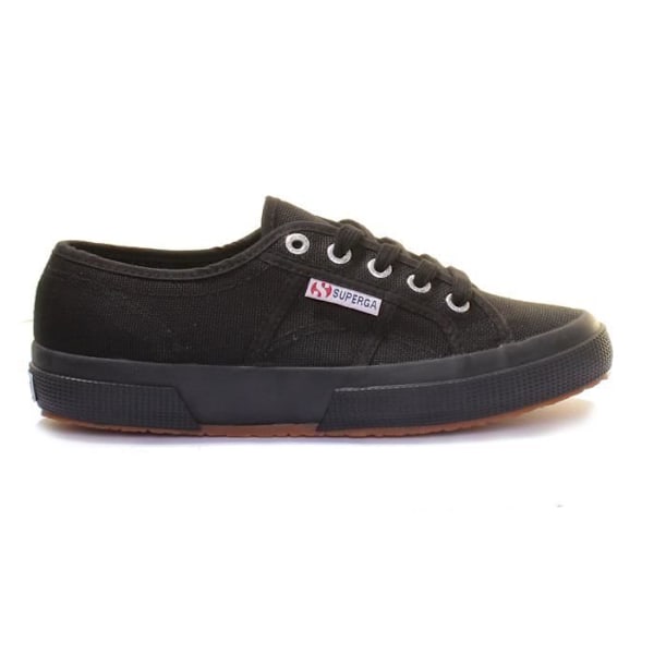 Superga 2750 Cotu Classic Sneakers för unisex - Marinblå spetsduk - Svart Mono - Storlek 41,5 Mono svart 41 1/2