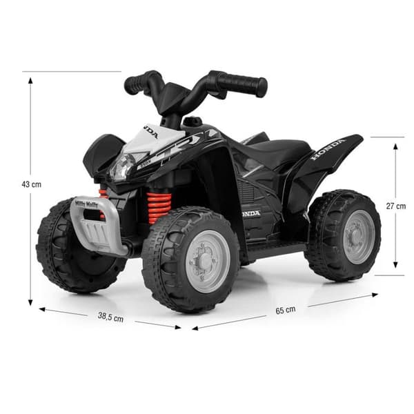 El-hjuling Honda ATV Svart Svart