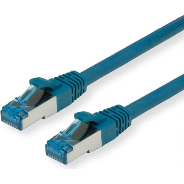 VALUE Netzwerkkabel Blå 0,3 m Cat6a S/FTP (S-STP) () - 21.99.1954